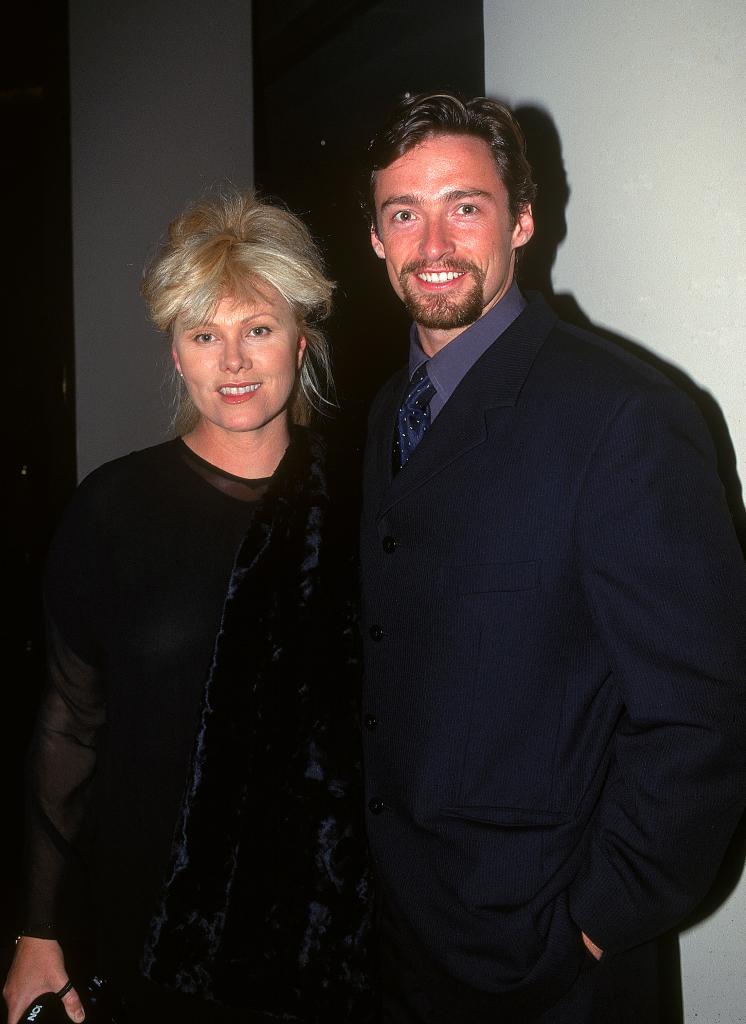 Hugh Jackman and Deborra-Lee Furness in a throwback photo.