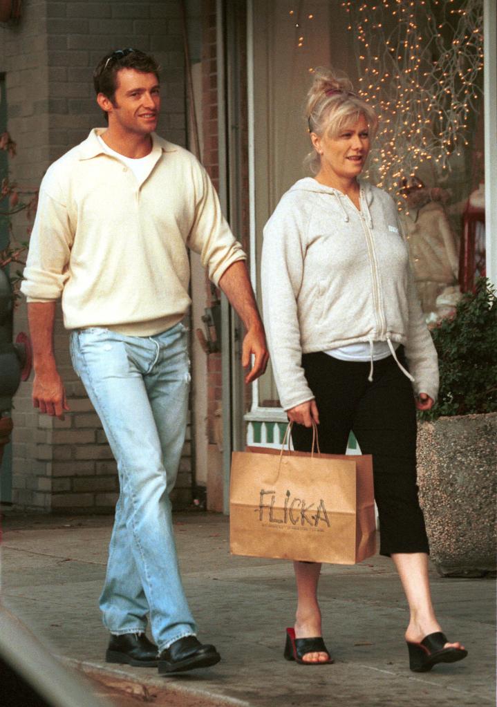 Hugh Jackman and Deborra-Lee Furness in a throwback photo. 