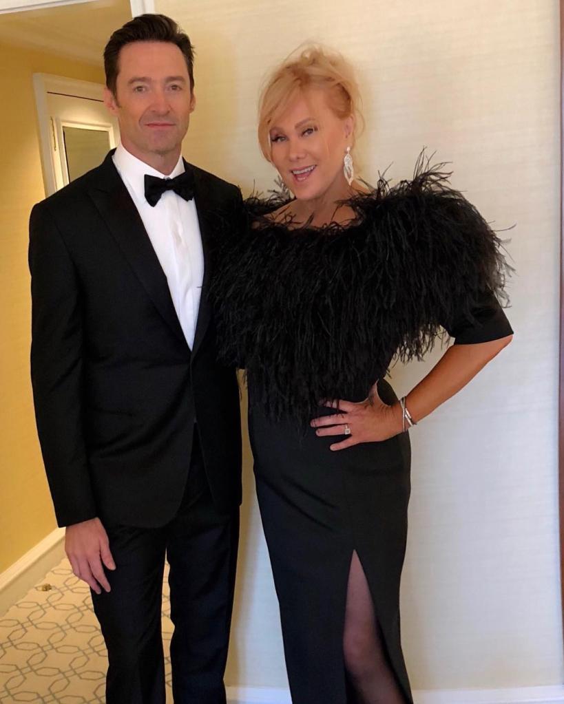 Hugh Jackman and Deborra-Lee Furness all dressed up for a black-tie event.