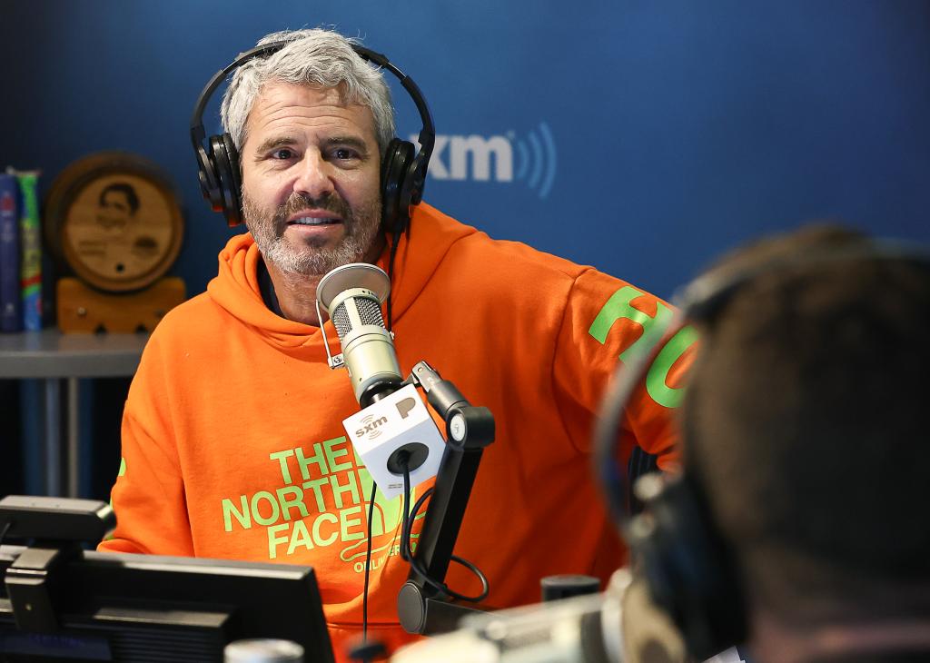 Andy Cohen talking at SiriusXM