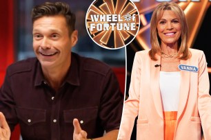 Ryan Seacrest and Vanna White