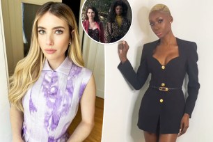 Emma Roberts and Angelica Ross