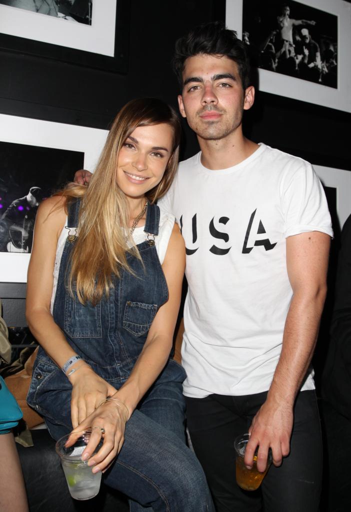 Joe Jonas and Blanda Eggenschwiler. 