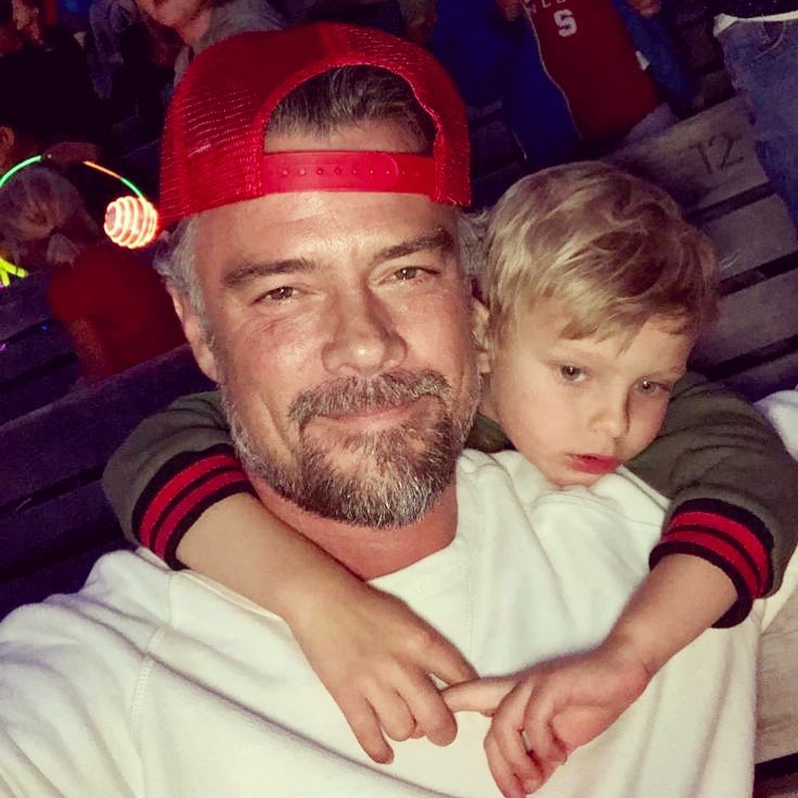 Josh Duhamel with his son Axel