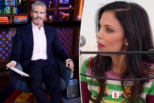 Andy Cohen and Bethenny Frankel