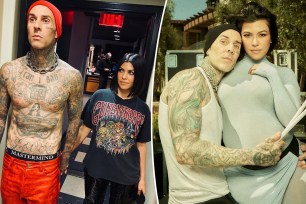 Kourtney Kardashian and Travis Barker