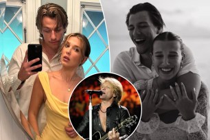 Millie Bobby Brown says Jon Bon Jovi will not perform at her wedding to his son: 'He needs a break'