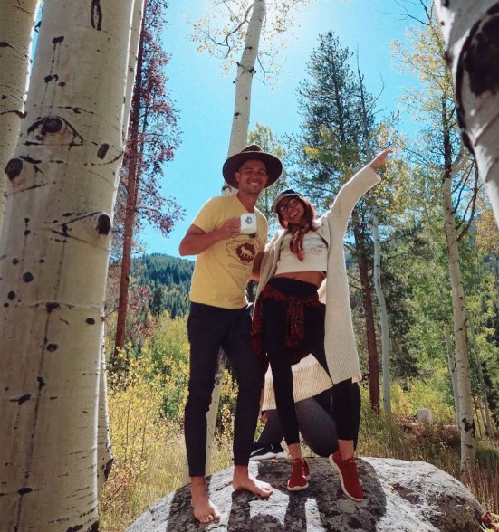 sarah hyland and wells adams hiking