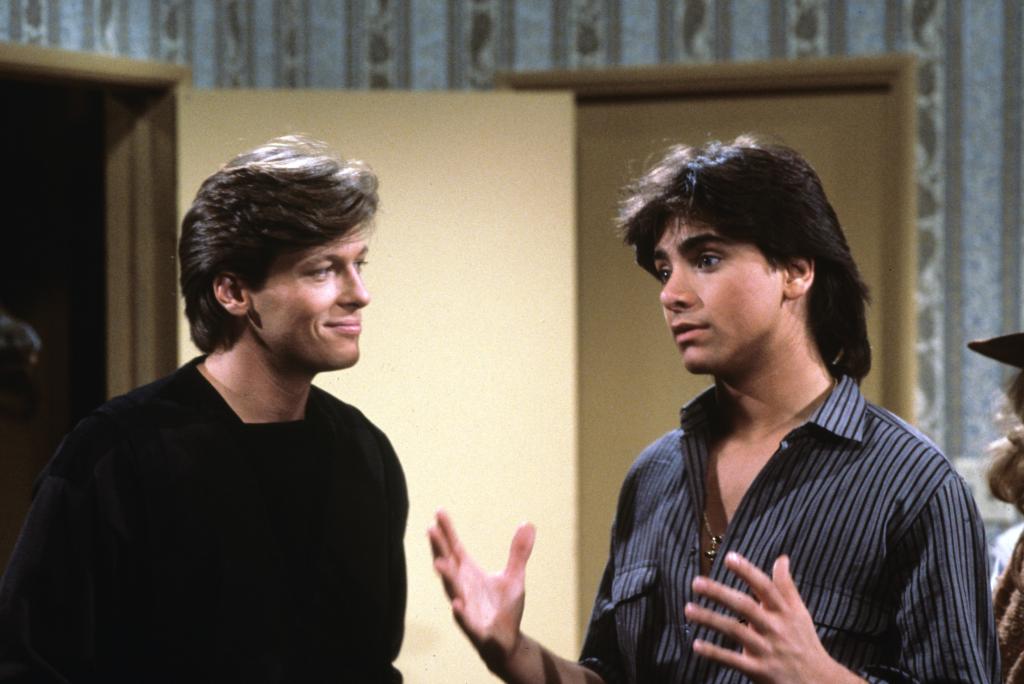 Jack Wagner and John Stamos on "General Hospital"