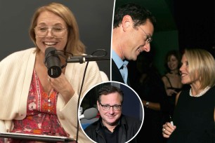 Katie Couric and Bob Saget