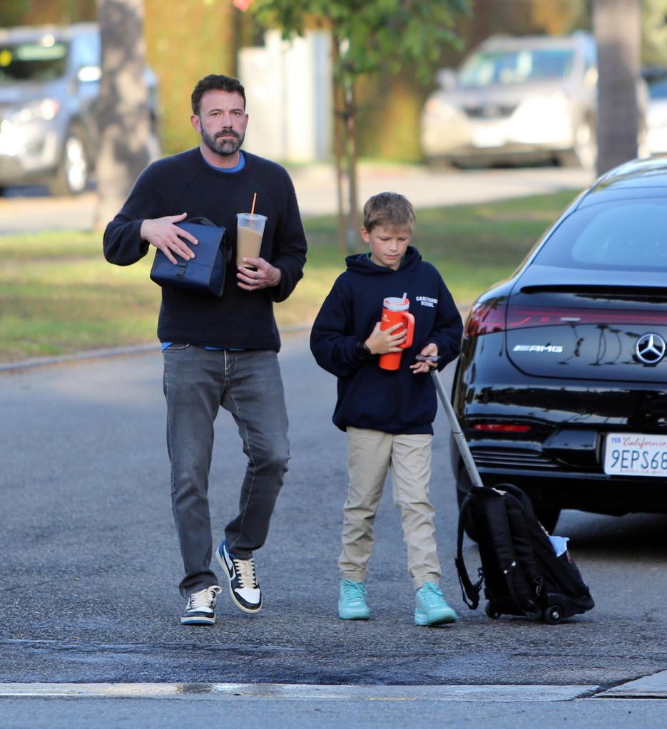 Ben Affleck and son Samuel