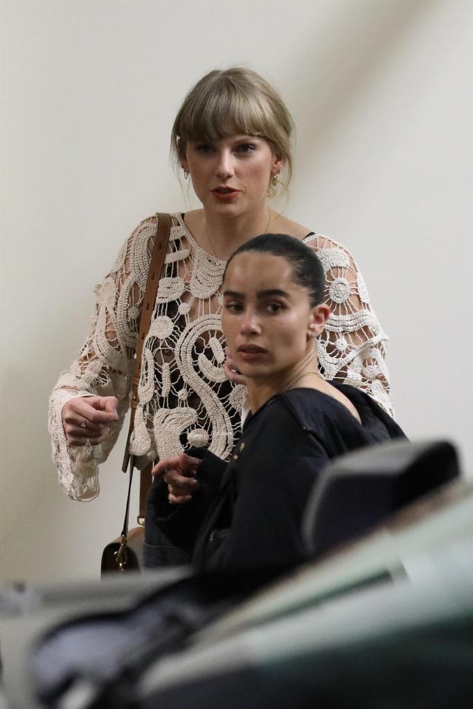 Taylor Swift and Zoë Kravitz