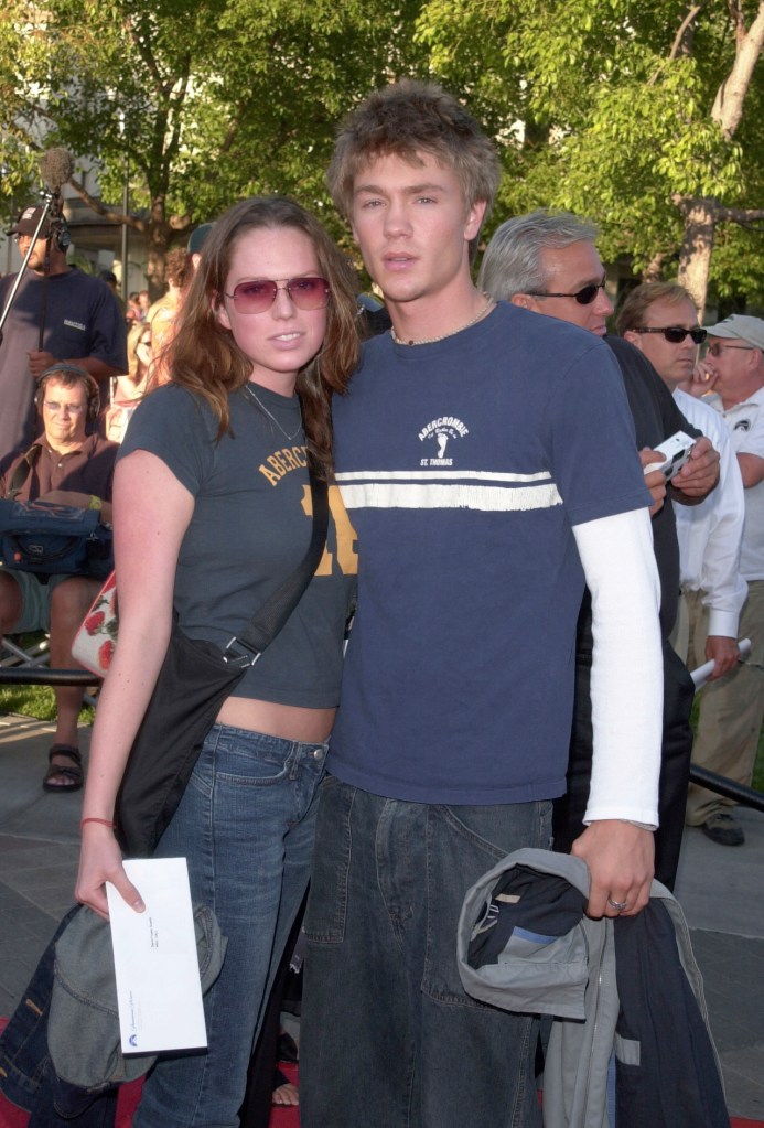 Erin Foster and Chad Michael Murray throwback photo