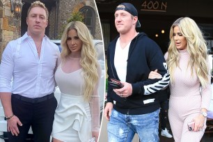 Kim Zolciak and Kroy Biermann split image.