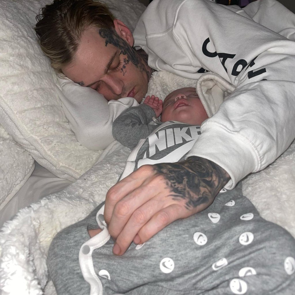 Aaron Carter and Prince Lyric Carter