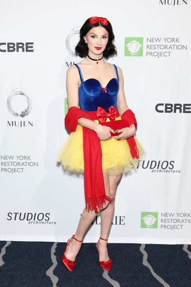 Dylan Mulaney made like  Snow White at Bette Midler's Hulaween Gala hosted by the New York Restoration Project.