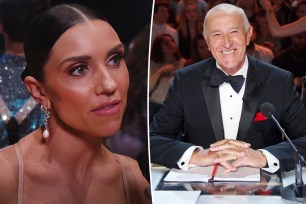 Len Goodman and Jenna Johnson on DWTS