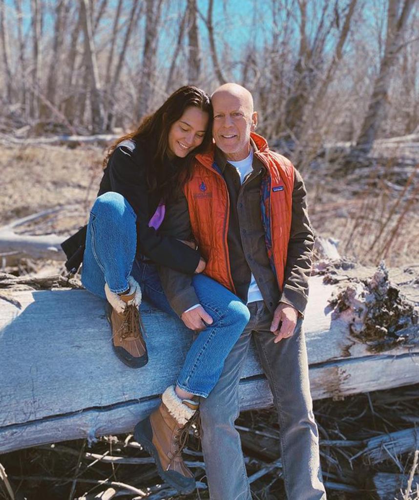 Bruce Willis and his wife Emma