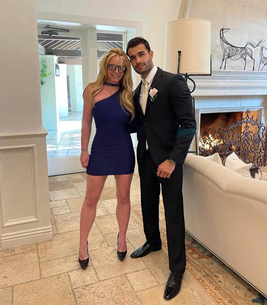 Britney Spears and Sam Asghari.