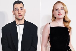 Jack Antonoff split image with Amelia Dimoldenberg