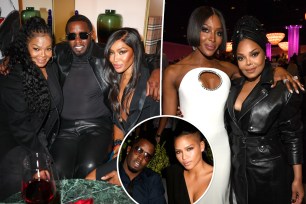 Janet Jackson, Diddy, Naomi Campbell. Cassie
