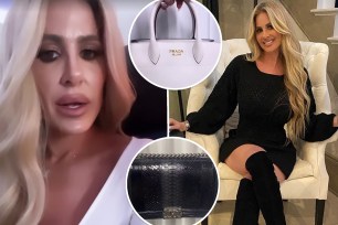 Pictures of Kim Zolciak and pictures of designer bags