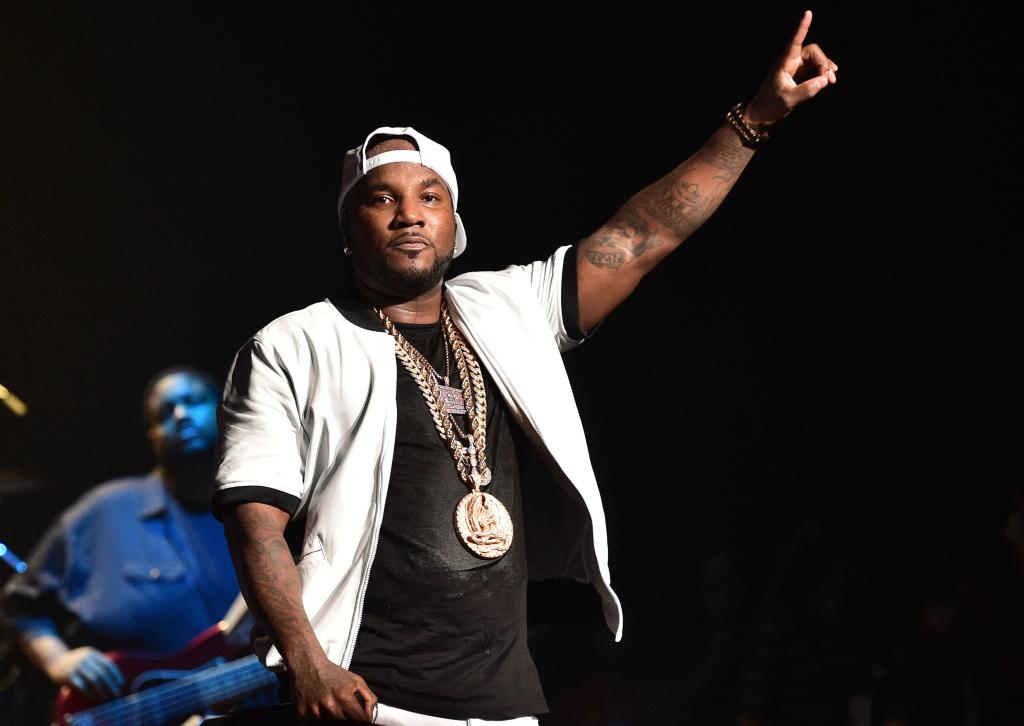 Jeezy onstage performing