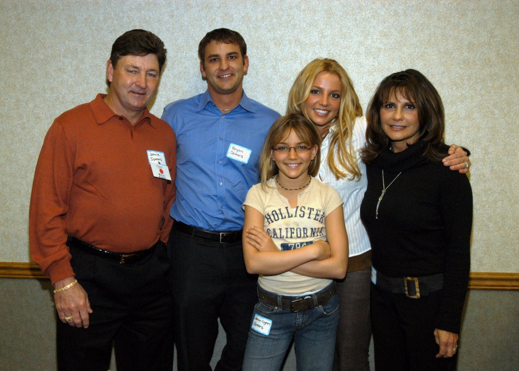 Jamie Spears, Bryan Spears, Jamie Lynn Spears, Britney Spears and Lynne Spears