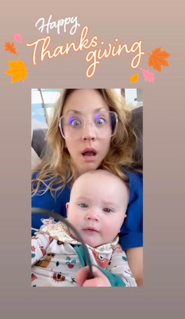 Kaley Cuoco with baby