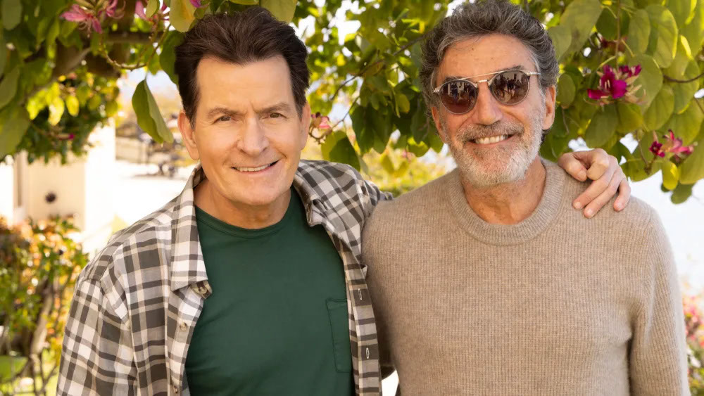 Charlie Sheen and Chuck Lorre. 