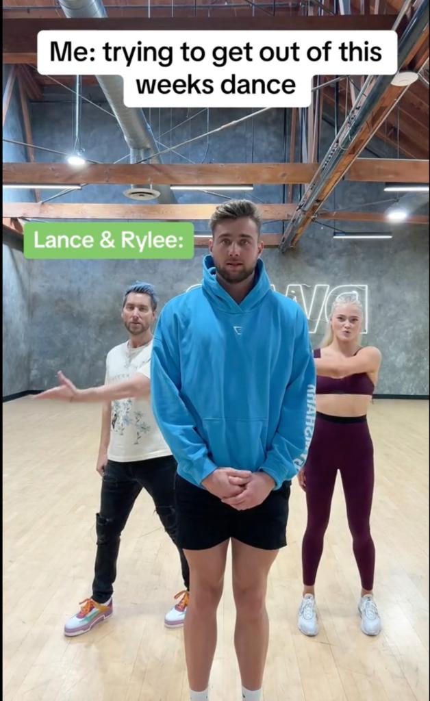 A photo of Harry Jowsey, Lance Bass and Rylee Arnold