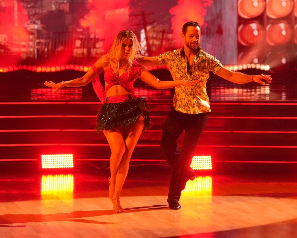 A photo of Ariana Madix and Pasha Pashkov on “Dancing With the Stars”