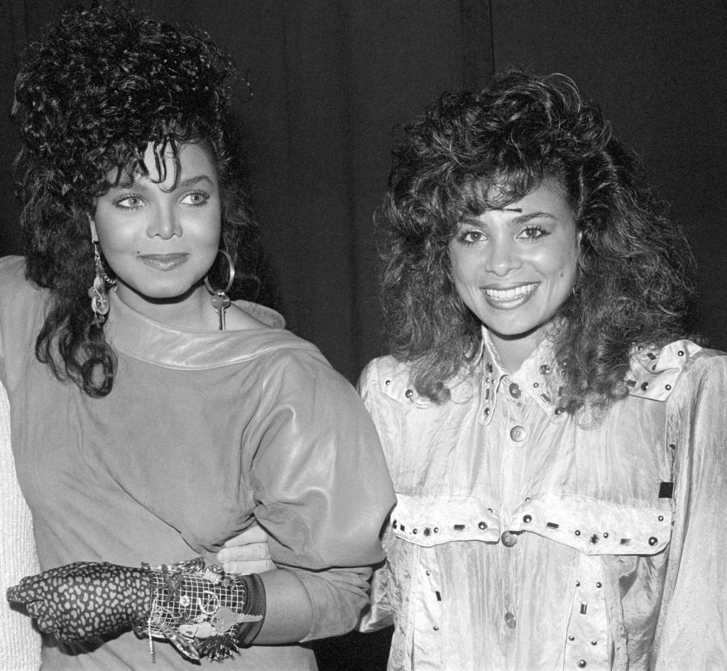 A photo of Paula Abdul and Janet Jackson