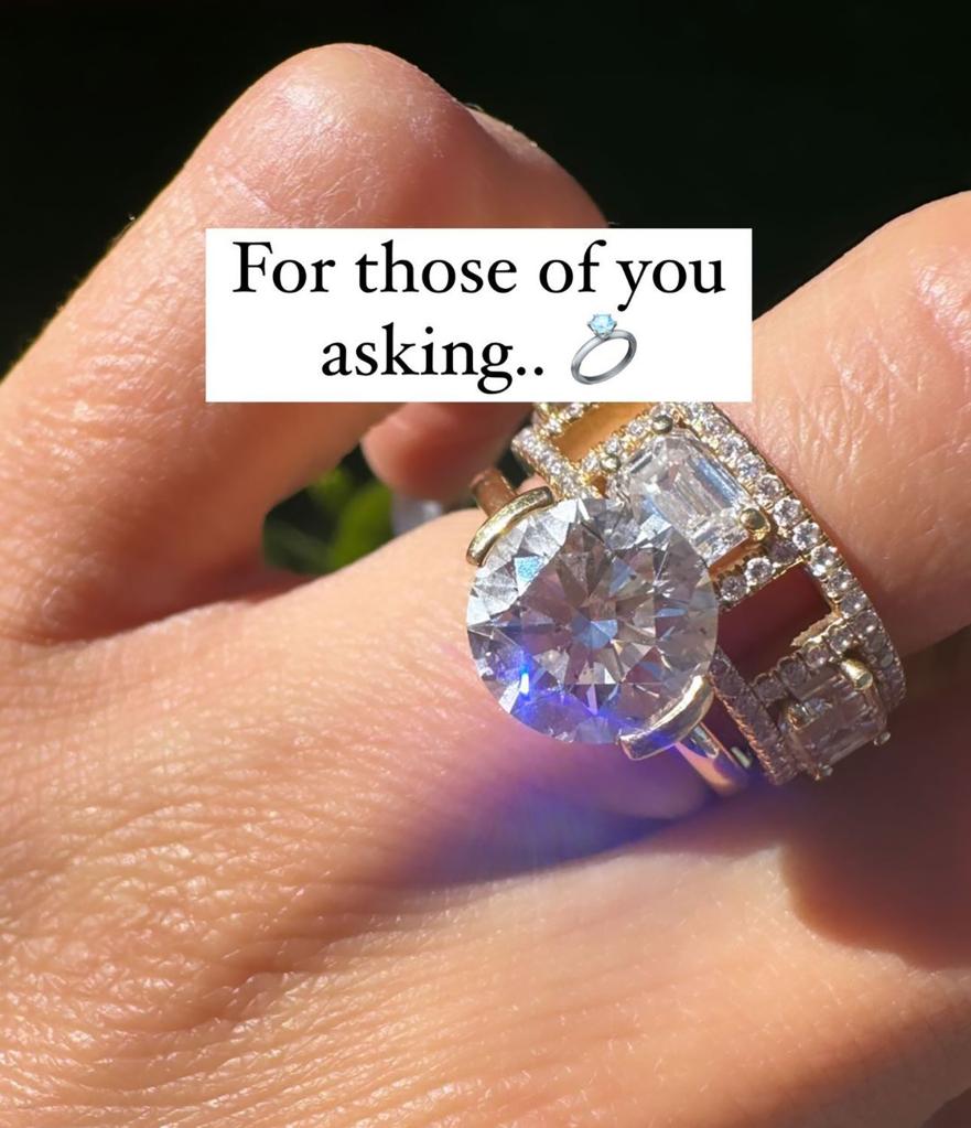 Shaunyl Benson's engagement ring