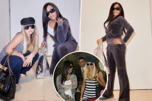 North West and friend dress up as Kim Kardashian and Paris Hilton