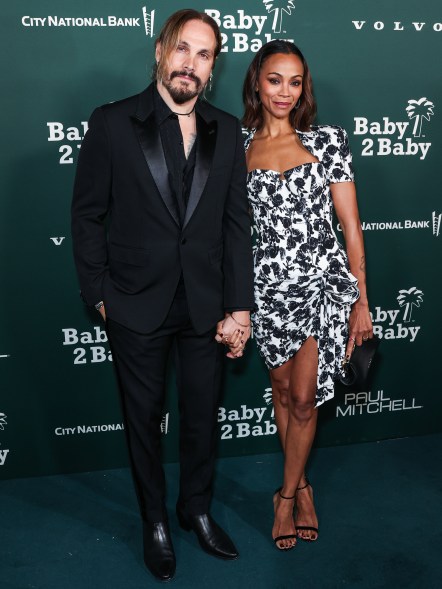 Marco and Zoe Saldana The 2023 Baby2Baby Gala 