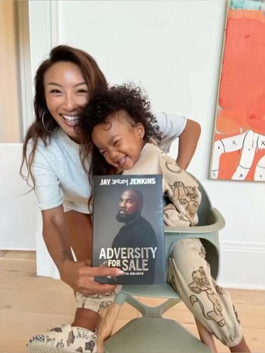 Jeannie Mai with daughter Monaco