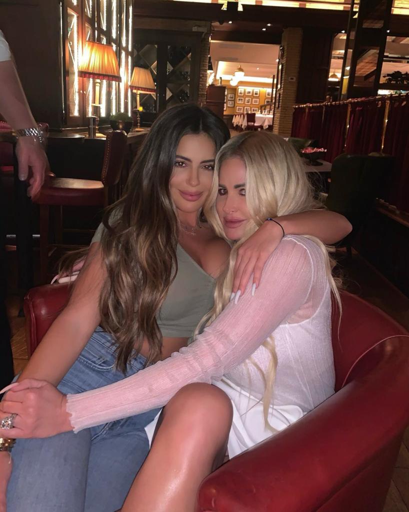 Brielle Biermann and Kim Zolciak