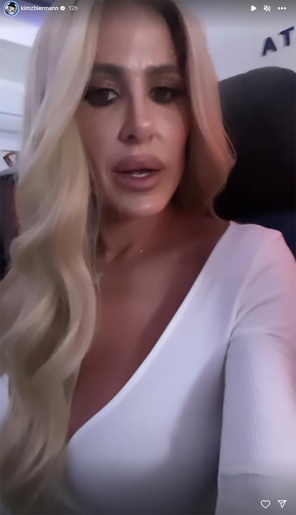 Kim Zolciak speaking