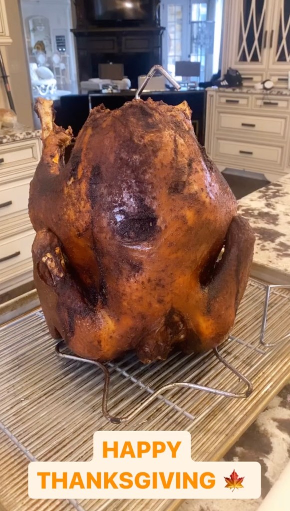 Kim Zolciak's Thanksgiving turkey