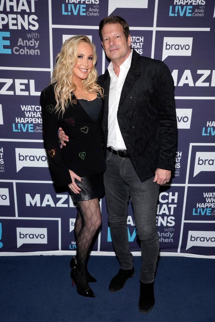 Shannon Beador and John Janssen posing together 