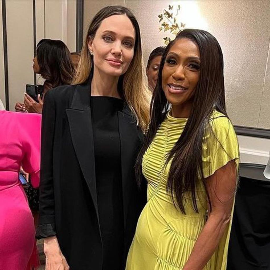 Angelina Jolie and "Married to Medicine" star Dr. Jackie.