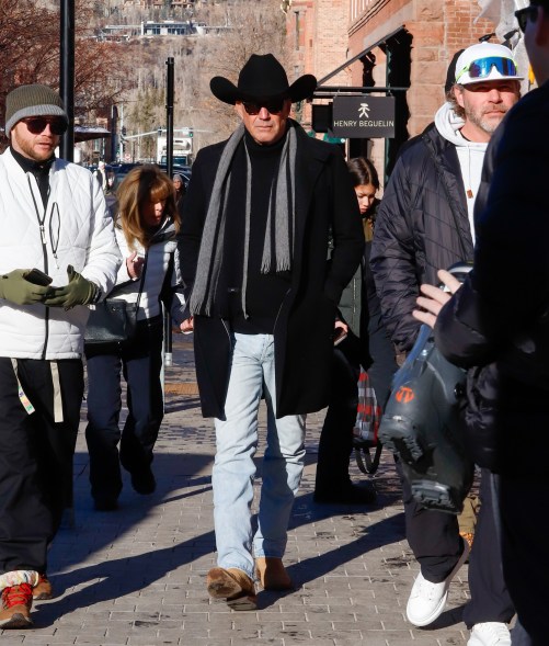 Kevin Costner in aspen