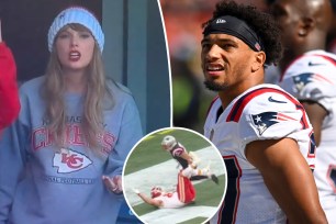 Here's what Patriots player thinks about Taylor Swift's heated response to pushing Travis Kelce