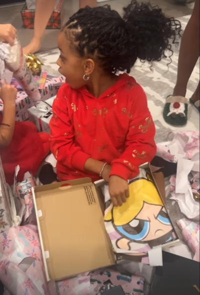 Cardi B shares videos of the kids in her life opening gifts on christmas morning