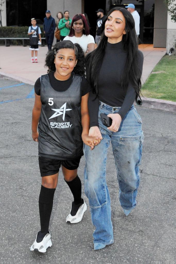 Kim Kardashian and daughter North