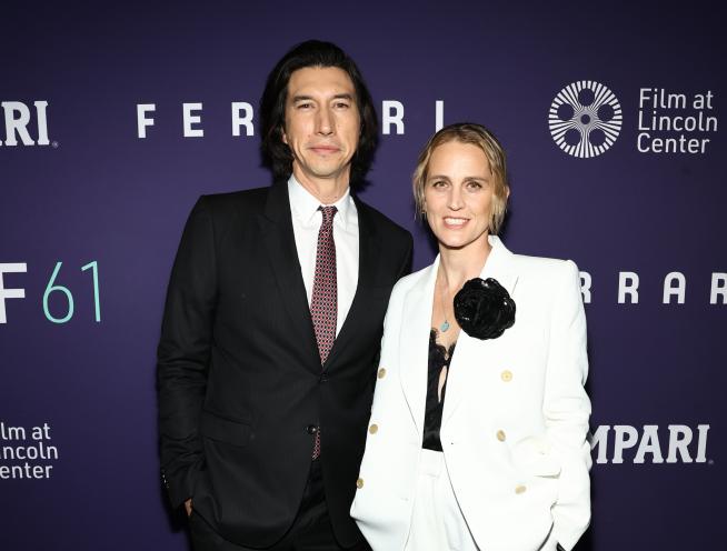 Adam Driver and Joanne Tucker