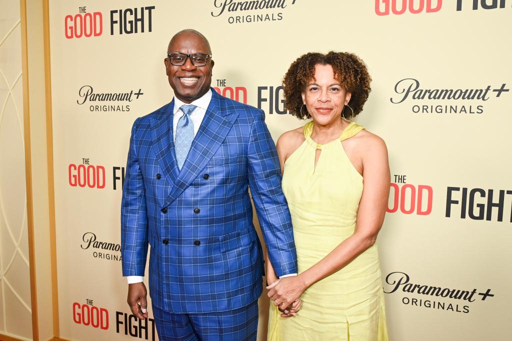  Andre Braugher and his wife Ami