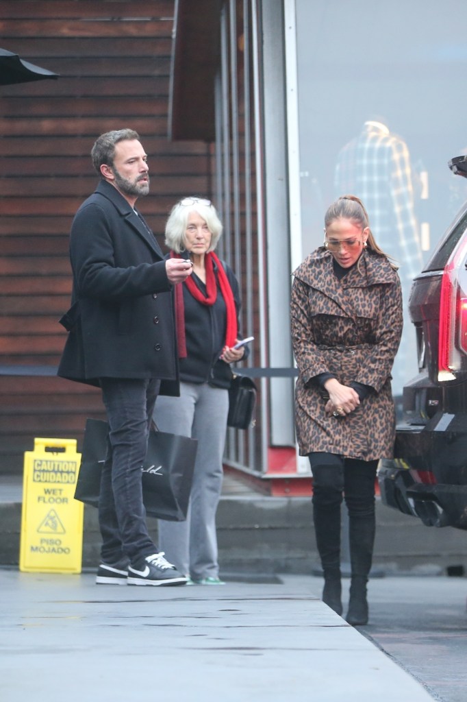 Jennifer Lopez, Ben Affleck and Christopher Boldt. 