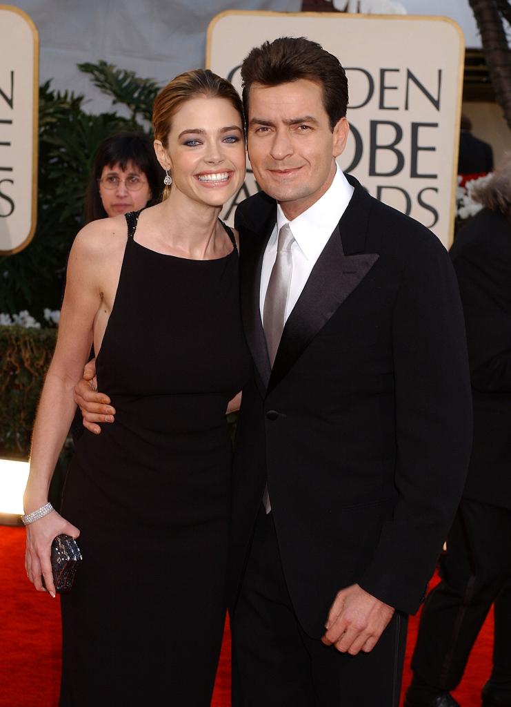 Charlie Sheen and Denise Richards.